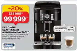 Auchan DE’LONGHI ECAM12.123.B AUTOMATA KÁVÉFŐZŐ ajánlat
