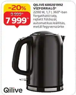 Auchan QILIVE 600201992 VÍZFORRALÓ ajánlat