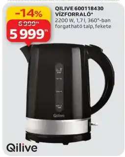 Auchan QILIVE 600118430 VÍZFORRALÓ ajánlat