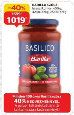 Auchan Barilla Szósz ajánlat