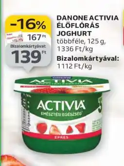 Auchan DANONE Activia élőflórás joghurt ajánlat