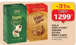 Auchan Gala Dupla vagy Wiener Extra Őrölt Kávé ajánlat