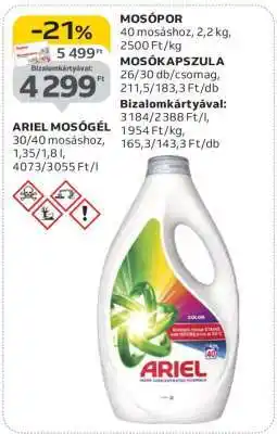 Auchan ARIEL MOSÓGÉL ajánlat