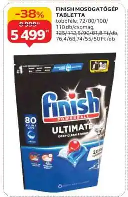 Auchan FINISH Mosogatógép-tabletta ajánlat