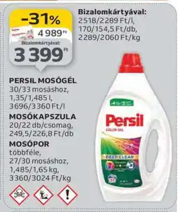 Auchan Persil mosógél ajánlat