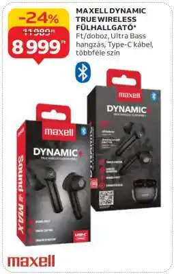 Auchan MAXELL DYNAMIC+ TRUE WIRELESS FÜLHALLGATÓ ajánlat