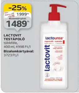 Auchan Lactovit Testápoló ajánlat