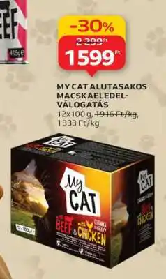 Auchan MY CAT ALUTASAKOS MACSKAELEDEL-VÁLOGATÁS ajánlat