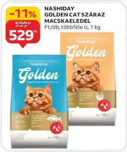 Auchan Nashiday Golden Cat Száraz Macskaeledel ajánlat