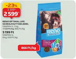 Auchan Reno Optimal Life Száraz Kutyaeledel ajánlat