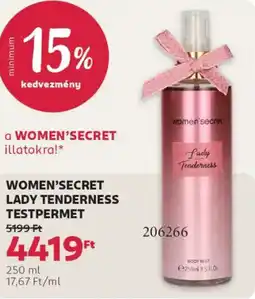 Rossmann Women'Secret Lady tenderness testpermet ajánlat