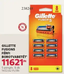 Rossmann Gillette Fusion5 férfi borotvabetét ajánlat
