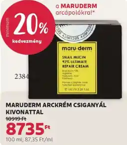 Rossmann Maruderm Arckrém csiganyál kivonattal ajánlat