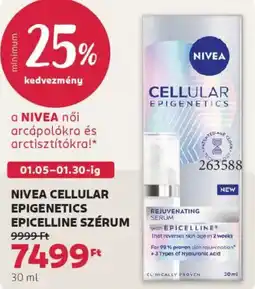 Rossmann Nivea Cellular Epigenetics epicelline szérum ajánlat