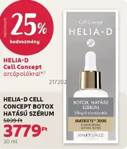 Rossmann Helia-D Cell Concept Botox hatású szérum ajánlat
