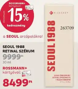 Rossmann Seoul 1988 retinal szérum ajánlat