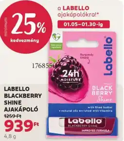 Rossmann Labello Blackberry Shine ajakápoló ajánlat