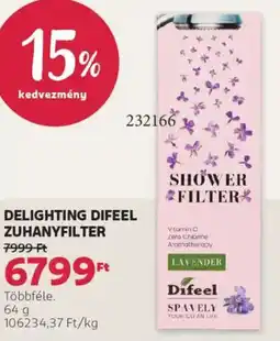 Rossmann Delighting Difeel zuhanyfilter ajánlat