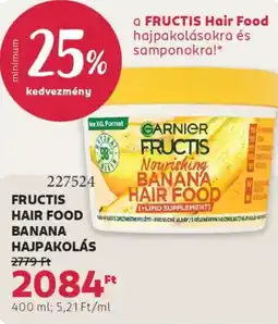 Rossmann Fructis Hair Food Banana hajpakolás ajánlat