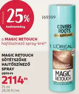 Rossmann Magic Retouch sötétszőke hajtőszínező spray ajánlat
