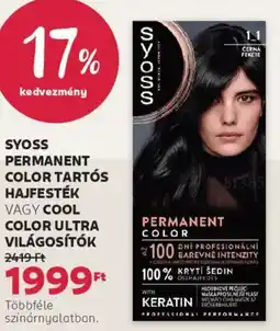 Rossmann Syoss Permanent Color Tartós hajfesték / Cool Color Ultra világosítók 2419 ft ajánlat
