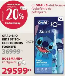 Rossmann Oral-B IO Kids Stitch elektromos fogkefe ajánlat