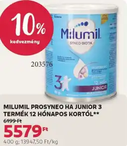 Rossmann Milumil Prosyneo Ha junior 3 termék 12 hónapos kortól ajánlat