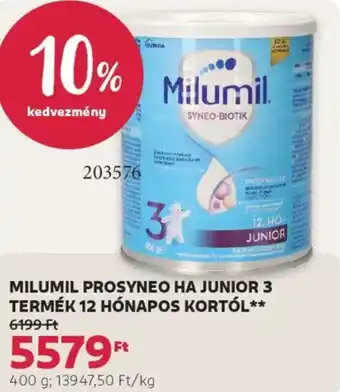 Rossmann Milumil Prosyneo Ha junior 3 termék 12 hónapos kortól ajánlat