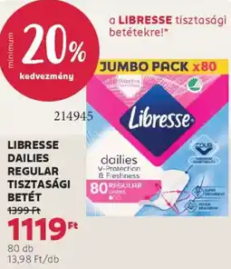 Rossmann Libresse dailies regular tisztasági betét ajánlat