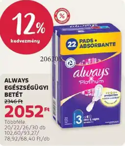 Rossmann Always egészségügyi betét ajánlat