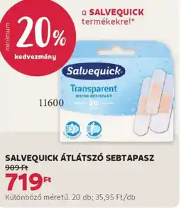 Rossmann Salvequick átlátszó sebtapasz ajánlat