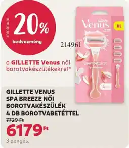 Rossmann Gillette venus spa breeze női borotvakészülék ajánlat