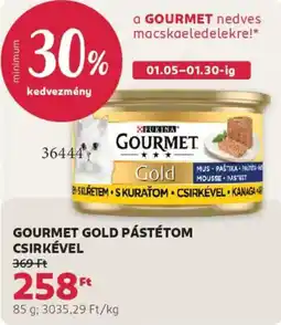 Rossmann Gourmet Gold pástétom csirkével ajánlat