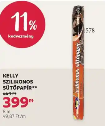 Rossmann Kelly szilikonos sütőpapír ajánlat