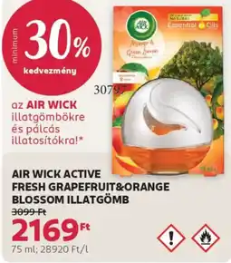 Rossmann Air Wick Active Fresh Grapefruit&Orange blossom illatgömb ajánlat