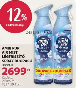 Rossmann Ambi Pur Air Mist légfrissítő spray duopack ajánlat