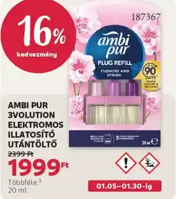 Rossmann Ambi Pur 3volution elektromos illatosító utántöltő ajánlat
