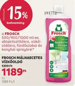 Rossmann Frosch málnaecetes vízkőoldó ajánlat