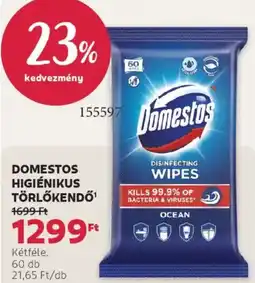 Rossmann Domestos higiénikus törlőkendő ajánlat