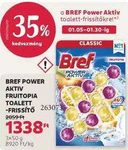 Rossmann Bref Power Aktiv fruitopia toalett - frissítő ajánlat