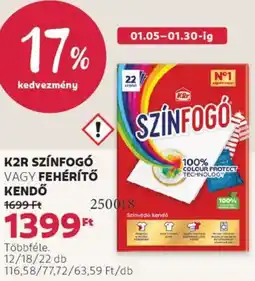 Rossmann K2R színfogó, fehérítő ajánlat
