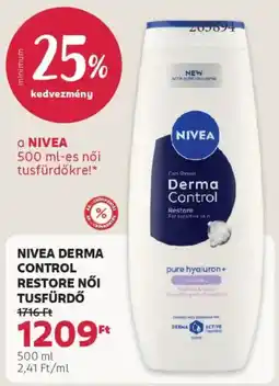 Rossmann Nivea Derma Control Restore női tusfürdő ajánlat