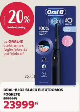 Rossmann Oral-B 102 black elektromos fogkefe ajánlat