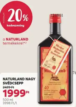Rossmann Naturland nagy svédcsepp ajánlat
