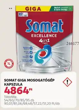 Rossmann Somat Giga mosogatógép kapszula ajánlat