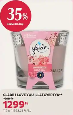 Rossmann Glade I Love You illatgyertya ajánlat