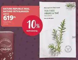 Rossmann Nature Republic Real Nature fátyolmaszk ajánlat