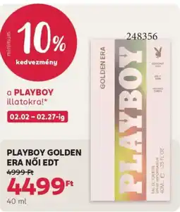 Rossmann Playboy Golden Era női EDT ajánlat