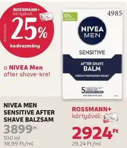 Rossmann Nivea Men Sensitive after shave balzsam ajánlat