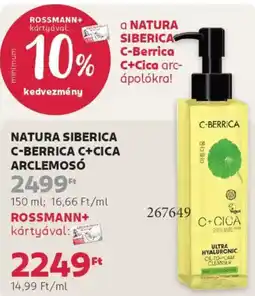 Rossmann Natura Siberica C-Berrica c+cica arclemosó ajánlat